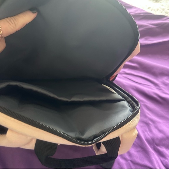 Adidas Light Pink and Black Backpack - Picture 6 of 7